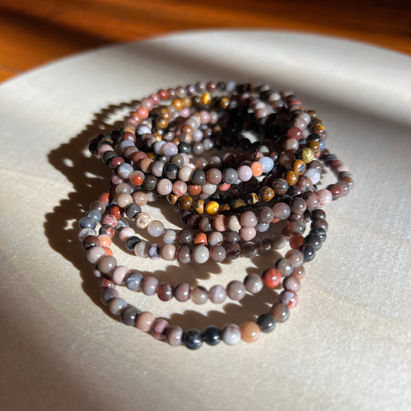 Wisdom and Earth Energy Bracelet: Petrified Wood