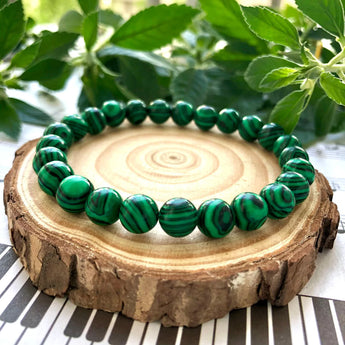 Transformation and Healing Bracelet: Malachite (4mm)