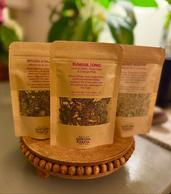 Tea Rituals: Sacred Soothe, Spiced Vitality, Sunrise Tonic