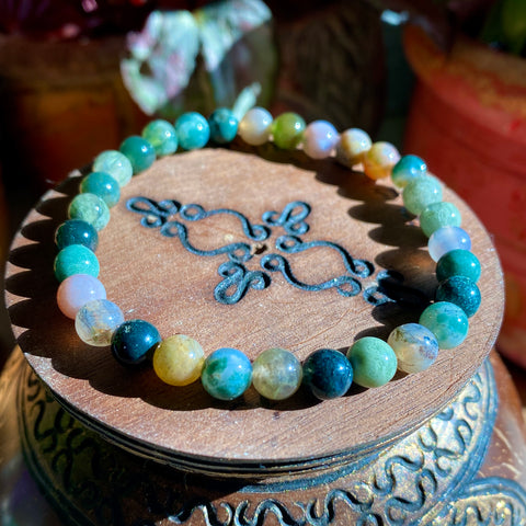 Go With The Flow Bracelet: Ocean Jasper