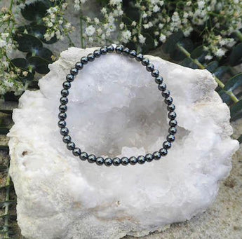 Grounding and Protection: Hematite Bracelet