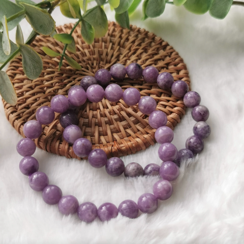 Transition and Change Bracelet: Lepidolite