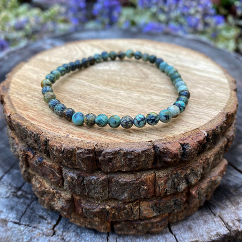 Evolution and Progress Bracelet: African Turquoise