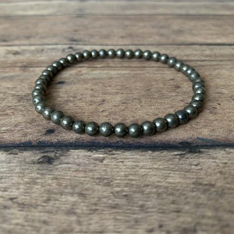 Protection and Prosperity Bracelet: Pyrite