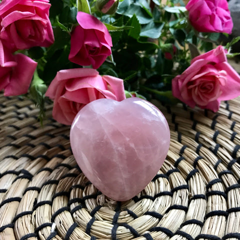 Rose Quartz: Unconditional Love Heart